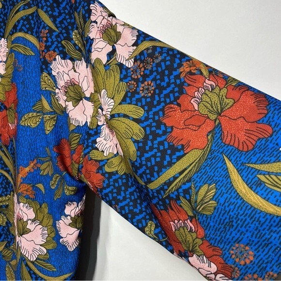 Jealous Tomato Floral Breezy Oversized Cardigan Blazer M/L NWOT - Picture 8 of 13